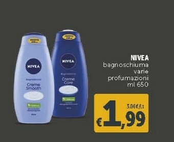 Deco Supermercati Nivea Bagnoschiuma offerta