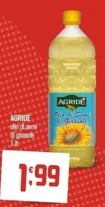 Ottimo Market Agridè olio di semi di girasle 1 lt offerta