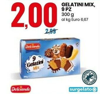 Eurospin Dolciando Gelatini Mix offerta