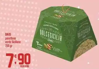 Dais panettone verde Siciliano 750 gr