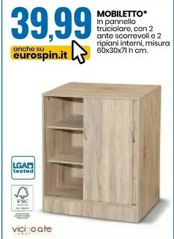Eurospin Mobiletto offerta
