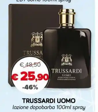 Il Tulipano Trussardi Uomo lozione dopobarba 100ml spray offerta