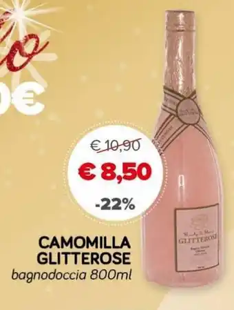Il Tulipano Camomilla Glitterose bagnodoccia 800ml offerta