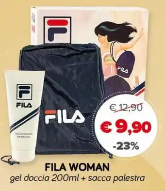 Il Tulipano Fila Woman gel doccia 200ml + sacca palestra offerta