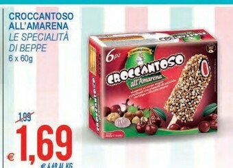 MD Discount Le Specialità di Beppe Croccante All'Amarena 360 G(ml) offerta