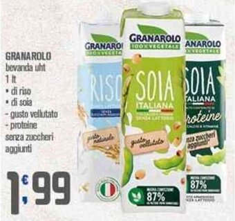 Ottimo Market Granarolo bevanda uht 1 lt offerta