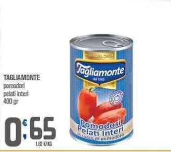 Ottimo Market Tagliamonte pomodori pelati interi 400 gr offerta