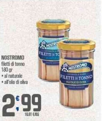 Ottimo Market Nostromo filetti di tonno 180 gr offerta
