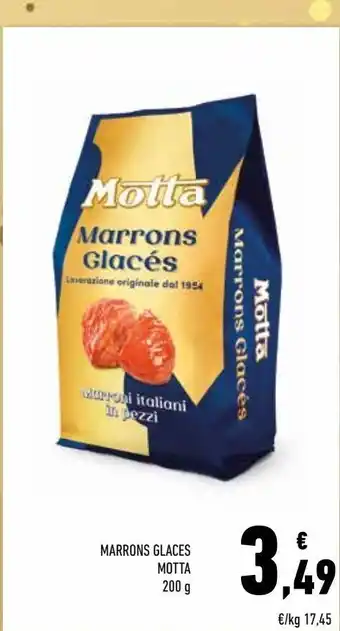 Conad Marrone glacé motta offerta