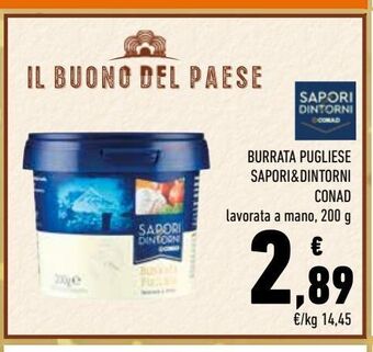 Conad Burrata pugliese sapori & dintorni conad offerta