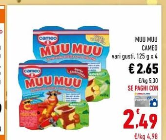 Conad Muu muu cameo offerta