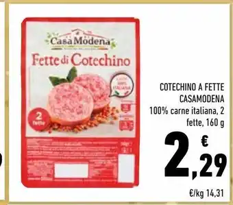 Conad Cotechino a fette casa modena offerta