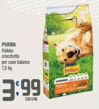 Ottimo Market Purina friskies crocchette per cane balance 1,5 kg offerta