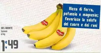 Ottimo Market Del Monte banane offerta