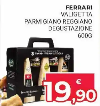 Eté Ferrari Valigetta Parmigiano Reggiano Degustazione 600g offerta