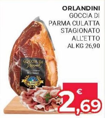 Eté Orlandini Goccia di Parma Culatta Stagionato All'etto offerta