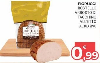 Eté Fiorucci Rostello Arrosto di Tacchino All'etto offerta