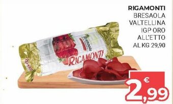 Eté Rigamonti Bresaola Valtellina IGP Oro all'etto offerta