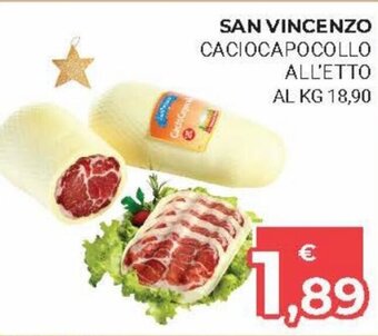 Eté San Vincenzo Caciocapocollo all'etto offerta