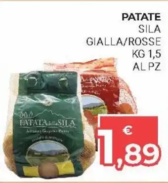 Eté Patate Sila Gialla/Rosse 1,5 kg offerta