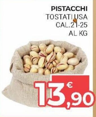 Eté Pistacchi Tostati Usa Cal. 21-25 al kg offerta