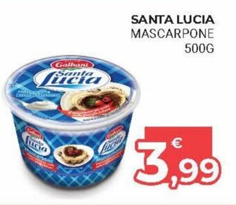 Eté Galbani Santa Lucia Mascarpone 500g offerta