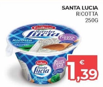 Eté Galbani Santa Lucia Ricotta 250g offerta
