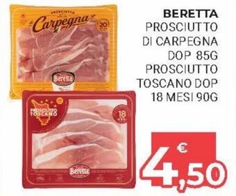 Eté Beretta Prosciutto di Carpegna DOP 85g offerta