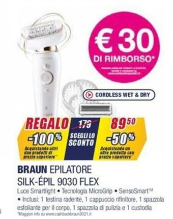 Trony Braun Epilatore Silk-Épil 9030 Flex offerta
