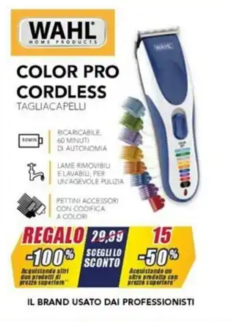 Trony Wahl Color Pro Cordless offerta