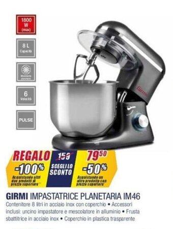 Trony Girmi Impastatrice Planetaria IM46 offerta