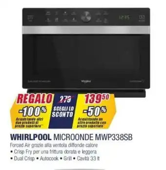 Trony Whirlpool Microonde MWP338SB offerta
