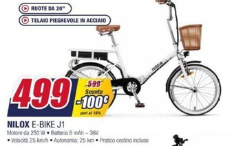 Trony Nilox E-Bike J1 offerta