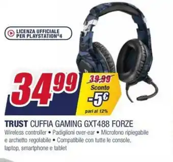 Trony Trust Cuffia Gaming GXT488 Forze offerta