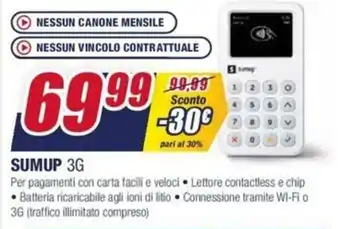 Trony Sumup 3G offerta