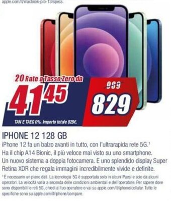 Trony iPhone 12 128 GB offerta