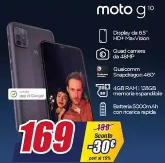 Trony Motorola Moto g 10 offerta