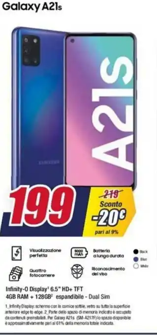 Trony Samsung Galaxy A21s offerta