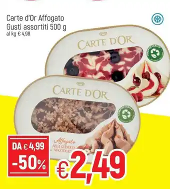 Famila Carte d'Or Affogato Gusti assortiti 500g offerta