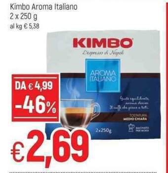 Famila Kimbo Aroma Italiano 2 x 250g offerta