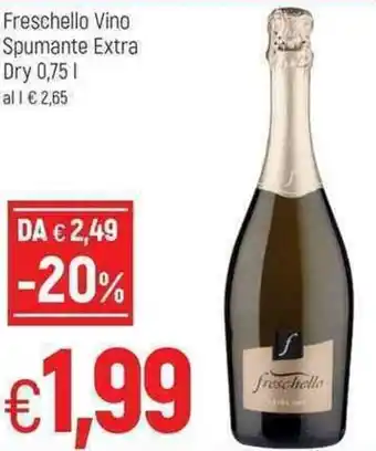 Famila Freschello Vino Spumante Extra Dry 0,75L offerta