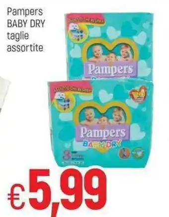 Famila Pampers Baby Dry taglie assortite offerta
