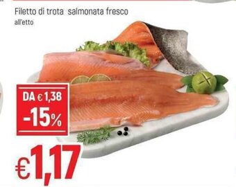 Famila Filetto di trota salmonata fresco offerta