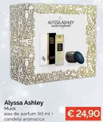 Prodet Alyssa Ashley Musk eau de parfum 50 ml + candela aromatica offerta