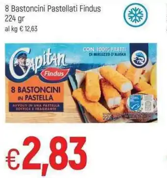 Famila Capitan Findus 8 Bastoncini Pastellati 224gr offerta