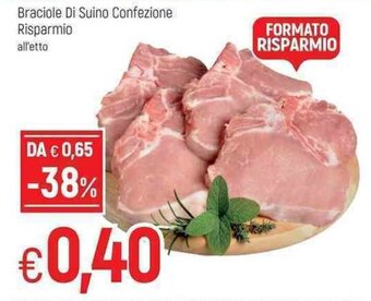 Famila Braciole Di Suino Confezione Risparmio offerta