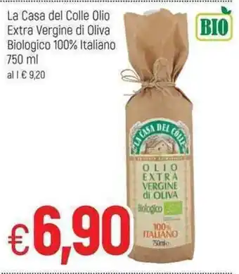 Famila La Casa del Colle Olio Extra Vergine di Oliva Biologico 100% Italiano 750ml offerta