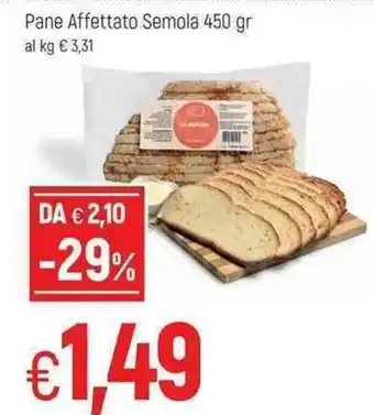 Famila Pane Affettato Semola 450gr offerta