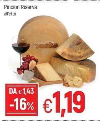Famila Pincion Riserva offerta