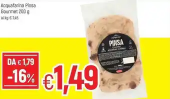 Pinsa Gourmet Acquafarina 200g